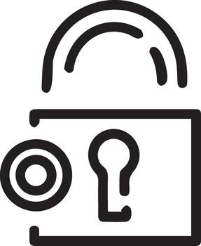 The Unlocked Padlock, A Symbol of Open Access vector