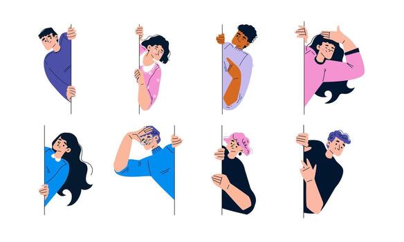 Explore Dynamic People Illustrations that enhance and elevate Creative Projects with vibrancy vector