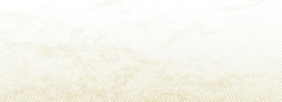 Dotted beige halftone background. Light cream pixelated paper texture. Retro craft brown wallpaper. Grunge grainy gradient overlay. Weathered dirty canvas material backdrop. Sackcloth texture vector
