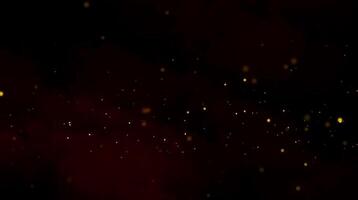un rojo y oro antecedentes con estrellas y polvo video