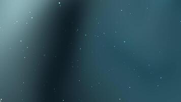 Abstract dark teal and deep blue gradient background featuring softly shimmering and floating particle elements, creating a serene and dynamic visual texture ideal for modern digital designs video