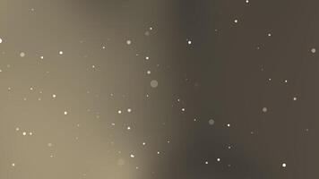 abstrakt atmosfärisk bakgrund terar skimrande gyllene damm partiklar och mjuk bokeh lampor flytande mot en värma, suddig lutning video