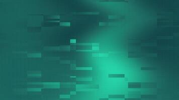 modern abstract technologie achtergrond met een vloeiende taling licht Golf en meetkundig korrelig gegevens blokken video