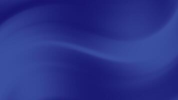 vibrerande djup blå abstrakt bakgrund terar slät, silkig vågor och en vätska lutning, representerar lugna och elegant rörelse grafik video