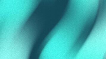 elegant abstrakt bakgrund terar en kornig textur över en slät turkos och djup kricka Färg lutning med strömmande, suddigt vågor video
