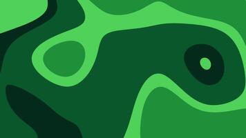 vätska grön organisk former skapande en dynamisk abstrakt bakgrund med en skiktad papperssår effekt video