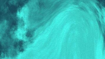Abstract background featuring swirling teal colors and dark grainy clouds, a digital render with a moody and dynamic aesthetic video
