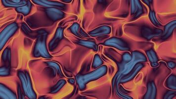 Vibrant and Dynamic Abstract Fluid Background Showcasing a Mesmerizing Dance of Molten Colors and Wavy Textures, Perfect for Modern Design Backdrops and Digital Art Projects video
