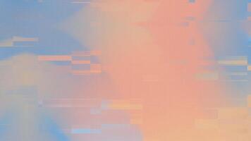 Serene abstract digital background displaying a smooth gradient of soft peach and tranquil blue, accented with subtle pixelation, perfect for modern visual projects video