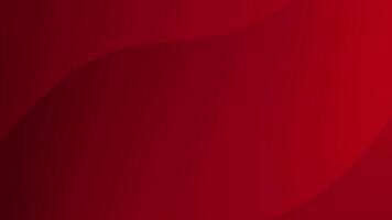 abstrakt röd lutning bakgrund slät vågor och kurvor video
