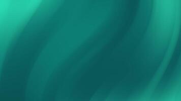 elegante verde azulado y verde degradado antecedentes presentando suave, sedoso olas y fluido líneas, creando un sentido de calma y fluido movimiento video