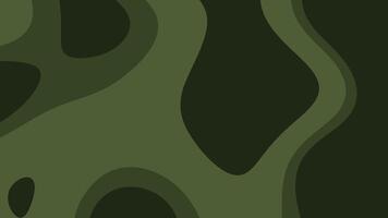 abstrakt organisch Formen mit glatt Übergänge im Schatten von dunkel Grün, Erstellen ein modern und anspruchsvoll Hintergrund Muster video