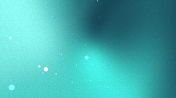 abstrakt kricka blå och turkos lutning med flytande partiklar och subtil textur video