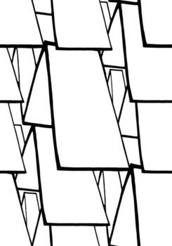 Seamless pattern with folded sheets of paper for your creativity vector