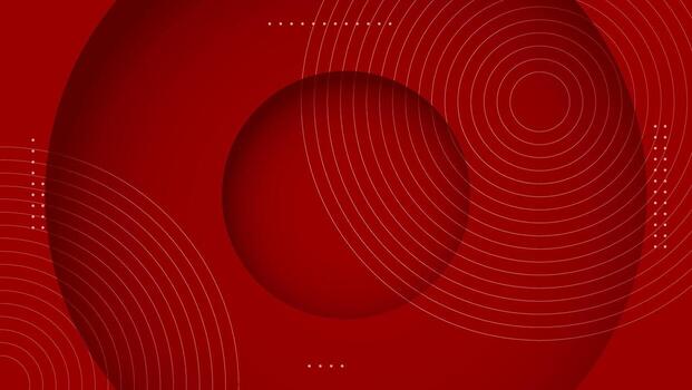 rojo resumen antecedentes con blanco círculos y esferas en él. vector