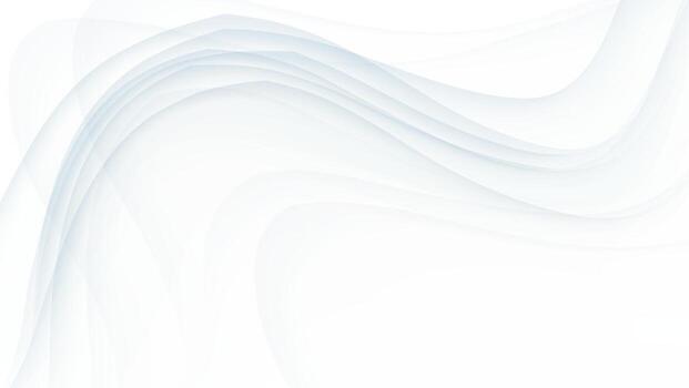 white background with wavy layer elements vector