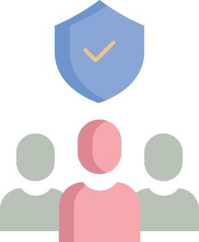 user check mark flat icon design vector