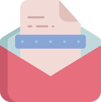 otp mail security code flat icon design vector