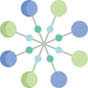 machine Learning flat icon design vector