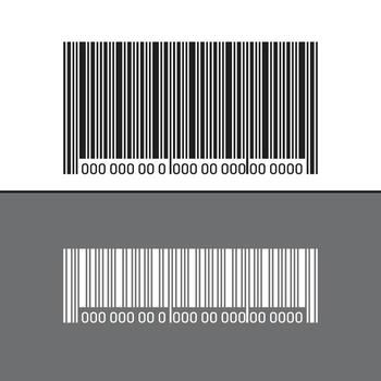 Barcode Image with Numeric Code vector