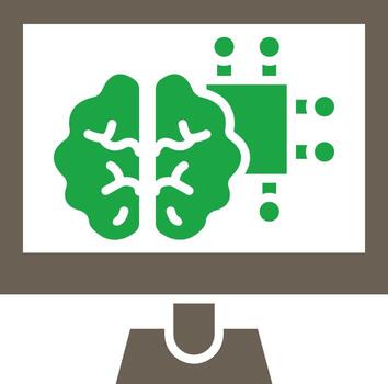 Machine Learning Web Based Design Element vector