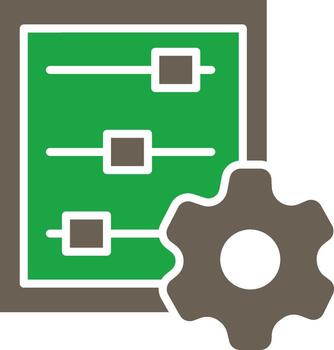 Data Adjustment Vibrant Color Visual Object vector