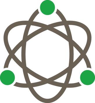 datos Ciencias moderno color establecido símbolo vector