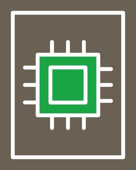 Data Interpretation Futuristic Mobile App Badge vector