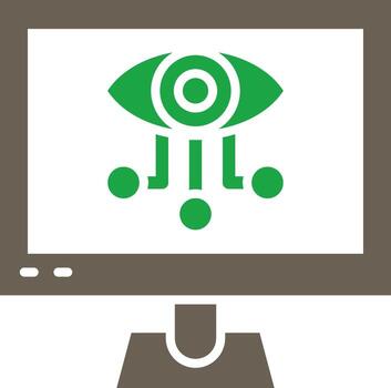 Data Visualization Isometric Web Illustration Piece vector