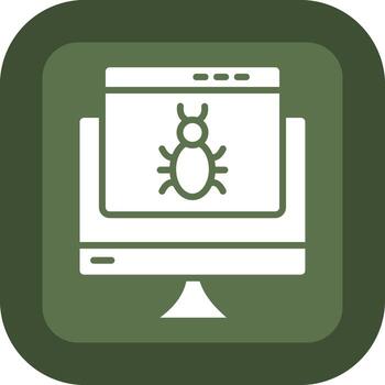 Debug Shadowed Flat UI Design vector