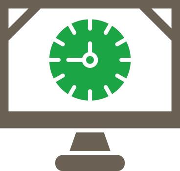 Web Performance Clean Frame Design Object vector