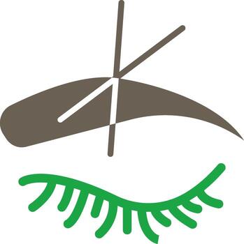 Threading Minimal Design Style Badge vector