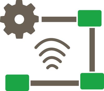 Workflow Abstract User Interface Visual vector