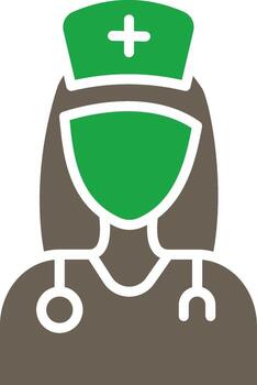 Nurse Responsive App UI Shape vector