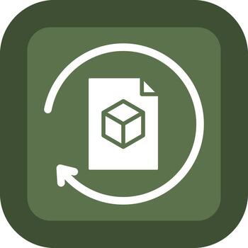 File Processing Minimal Design Style Badge vector