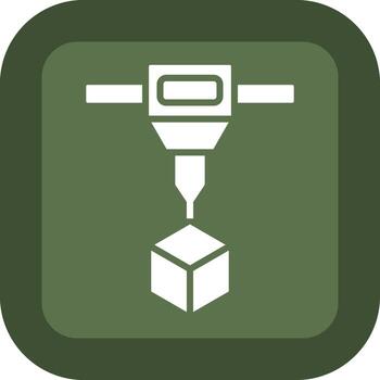 Additive Manufacturing Three Dimensional Interface Shape vector