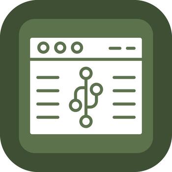 Version Control Minimal Graphic Visual Element vector