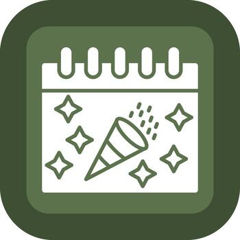 nuevo año futurista usuario interfaz marca vector