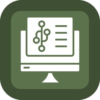 Version Control Sleek Modern Visual Mark vector