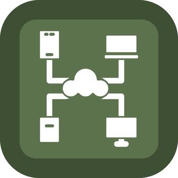 Cloud Service Wireframe Mobile App Design vector