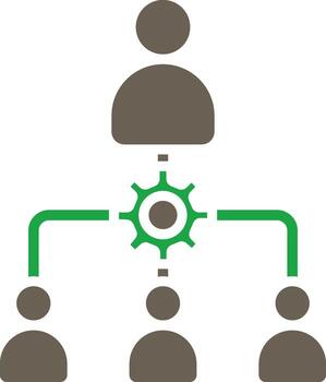 delegar vibrante color visual objeto vector