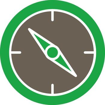 Compass Sharp Linear Edge Mark vector