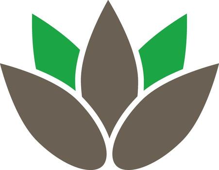 Aloe Vera Sharp Linear Edge Mark vector