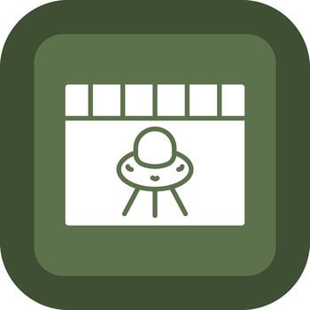 Sci Fi Custom Line Based Element vector