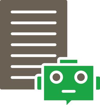 Ai Writing Minimal Design Style Badge vector