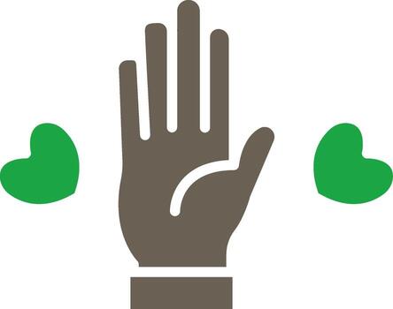 Hand Flat User Interface Form vector