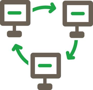 Network Connection Digital Technology Style Element vector