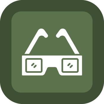 Vr Glasses Custom Line Based Element vector