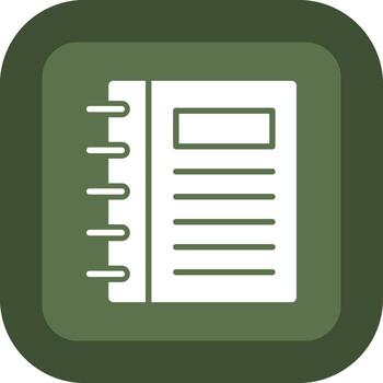 cuaderno pulcro moderno visual marca vector