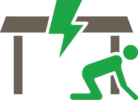 Survivor Gradient Style Design Element vector